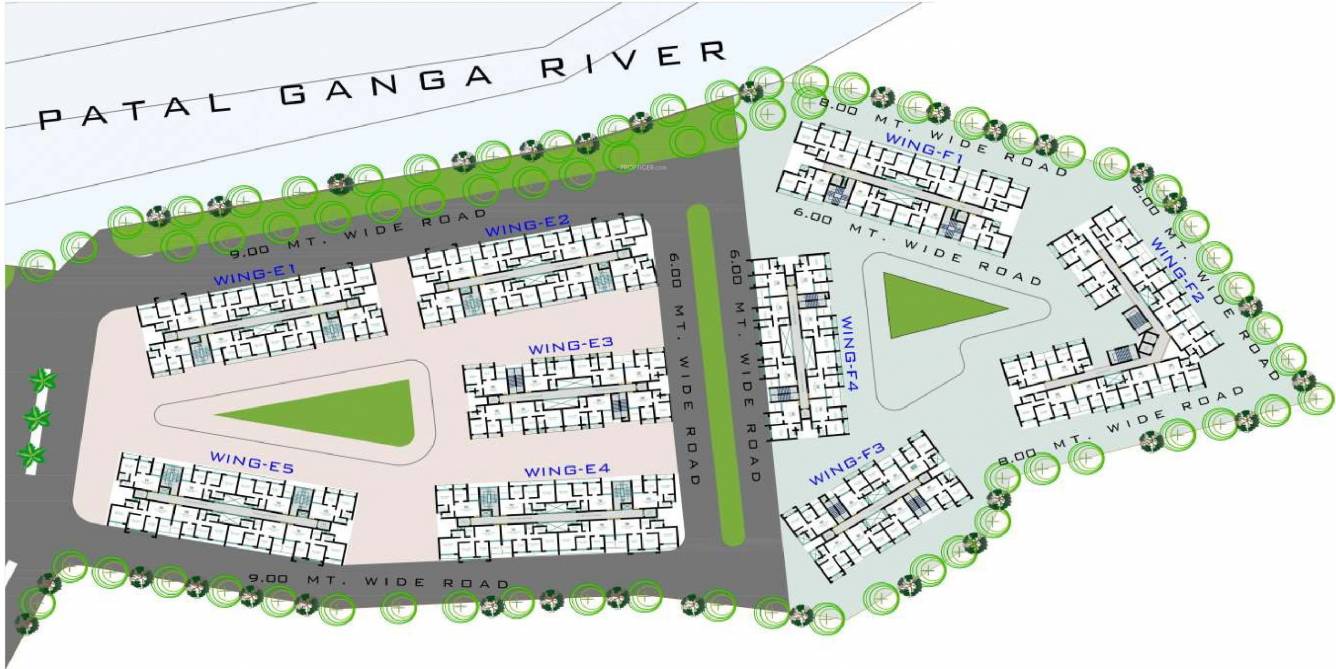  akshar rivergate plot b Layout Plan