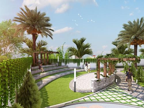  pavillia Landscape Garden and Tree Planting