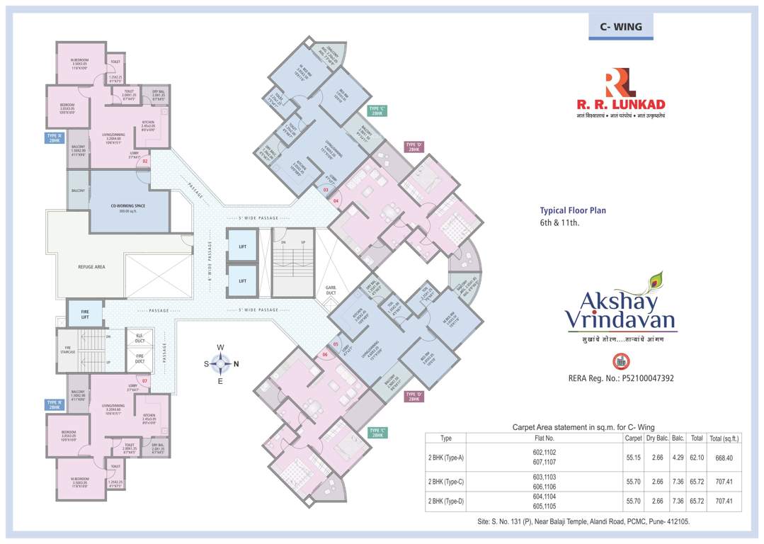  akshay vrindavan D Building Cluster Plan