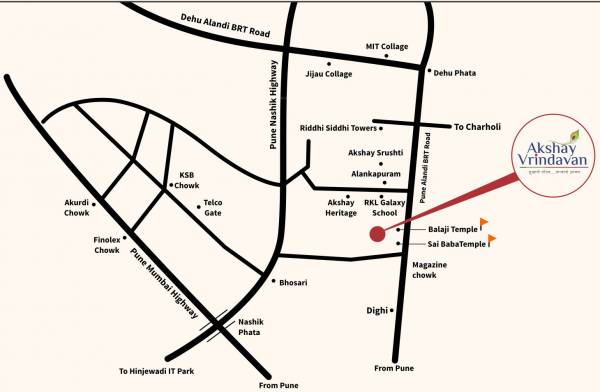  akshay-vrindavan Location Plan