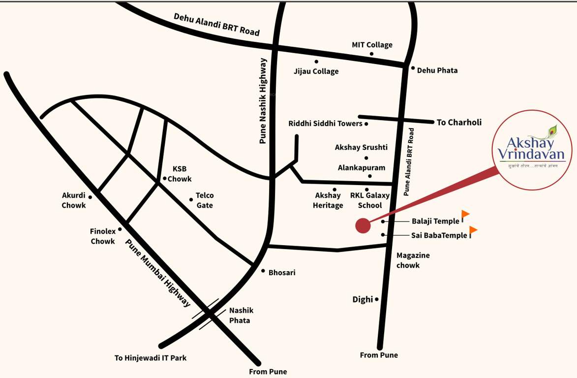  akshay vrindavan Location Plan
