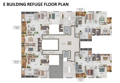  v-uptown-d-wing-and-e-wing E Wing Cluster Plan for Refuge Floor