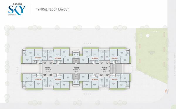  sky Sky Cluster Plan For Typical Floor