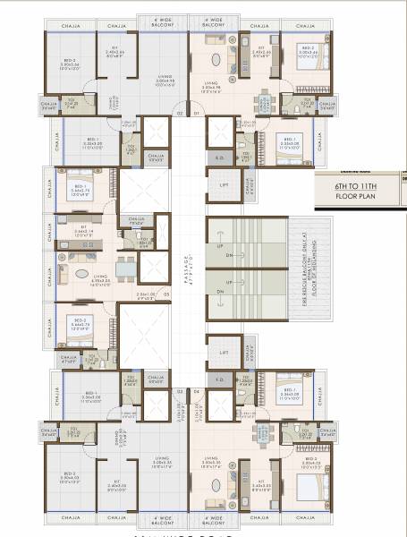  eleanor Eleanor Cluster Plan From 6th To 11th Floor