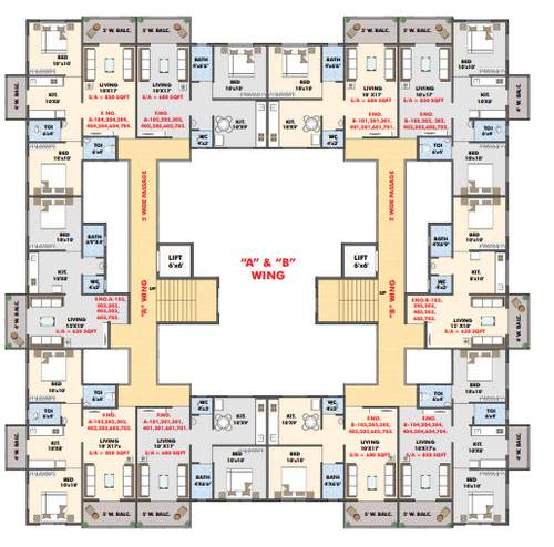  samruddhi-vihar A Wing Cluster Plan