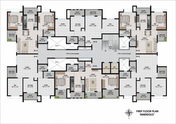  blossom A Wing Cluster Plan