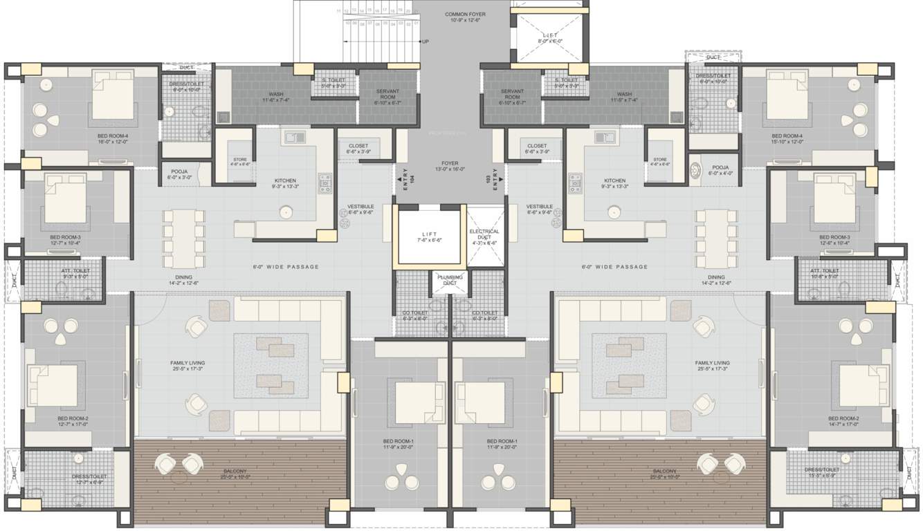  the life The Life Cluster Plan From 2nd To 7th Floor