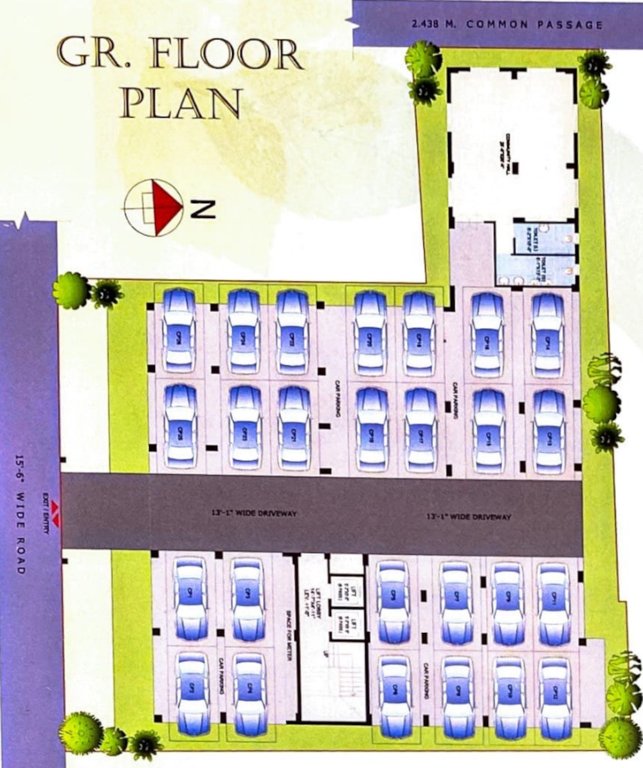  green phase ii Rohra Green Phase II Cluster Plan For Ground Floor