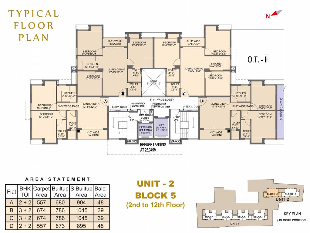  imperial Block 5 Cluster Plan from 1st to 12th Floor