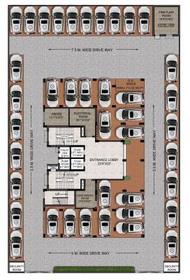  green Shree Sai Green Cluster Plan For Ground Floor