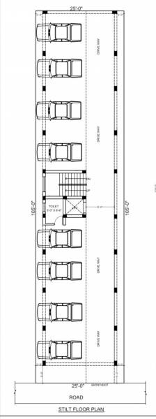  appartments Appartments Ground Cluster Plan