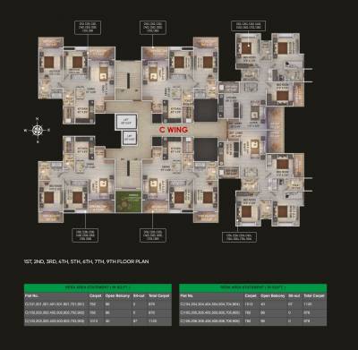  ved-laurels C Building Cluster Plan