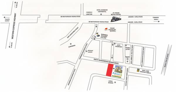  srishthi Location Plan