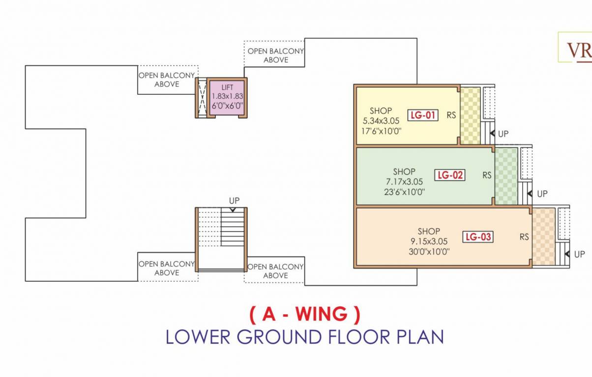  vrundavan park Wing A Cluster Plan for ground Floor