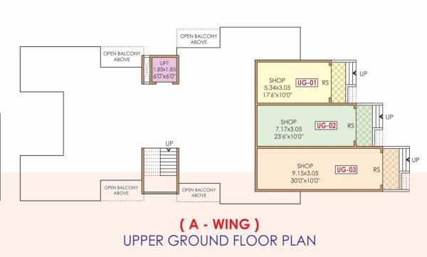  vrundavan-park Wing A Cluster Plan for ground Floor