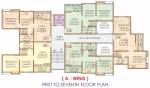  vrundavan-park Wing A Cluster Plan from 1st to 7th Floor