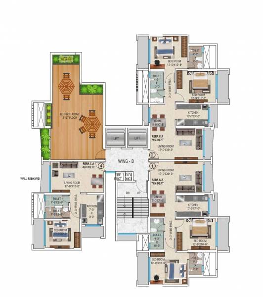  charkop-akash-kiran-chs-ltd C WING Cluster Plan