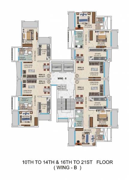  charkop-akash-kiran-chs-ltd C WING Cluster Plan