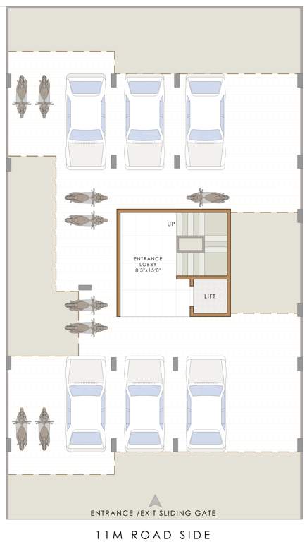  sri Sri Cluster Plan for ground Floor