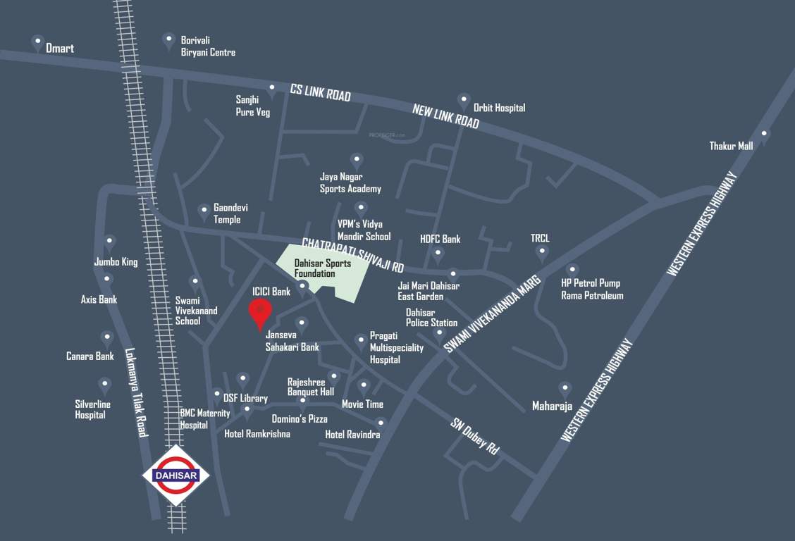  shanti kishan chs ltd Location Plan