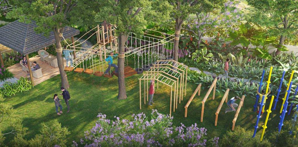  happinest tathawade phase 2 Landscape Garden and Tree Planting