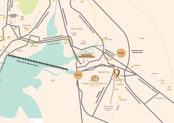  yogakshema-residency-phase-i Location Plan