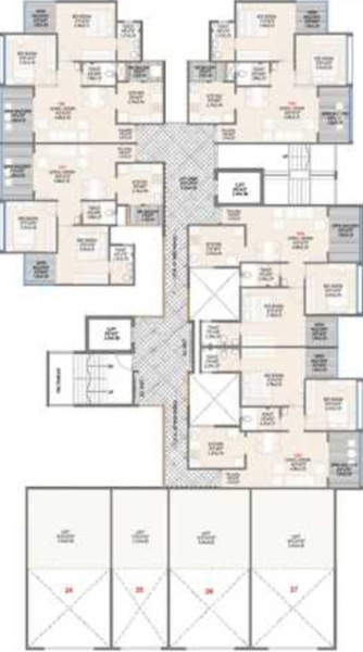  meriton-towers C Building Cluster Plan For 1st Floor