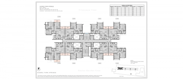  park-springs Tower 1 Cluster Plan
