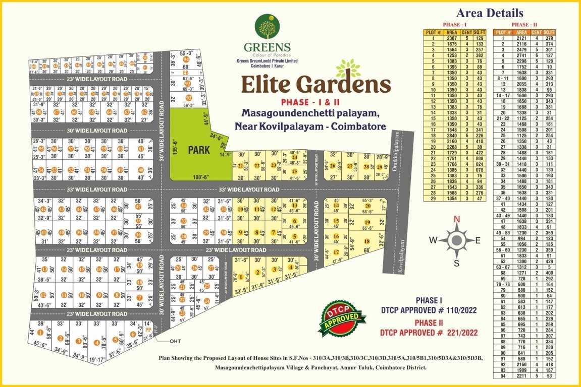  elite gardens Layout Plan