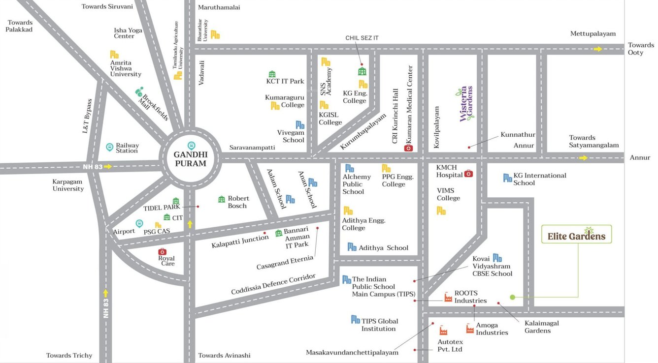  elite gardens Location Plan