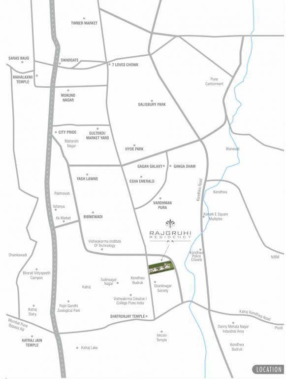  rajgruhi residency tower c1 Location Plan