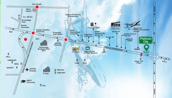 Location Plan platinum-city Location Plan
