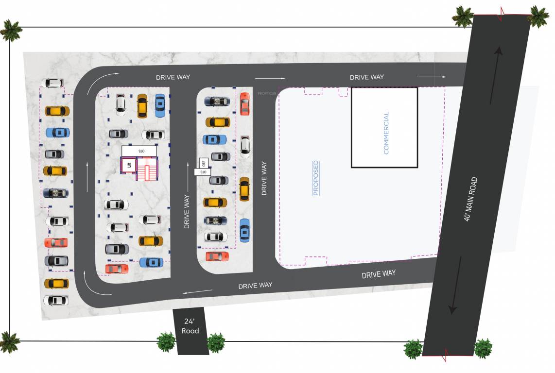 elanza Elanza Cluster Plan for ground Floor