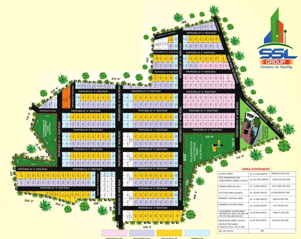  fortune village Layout Plan