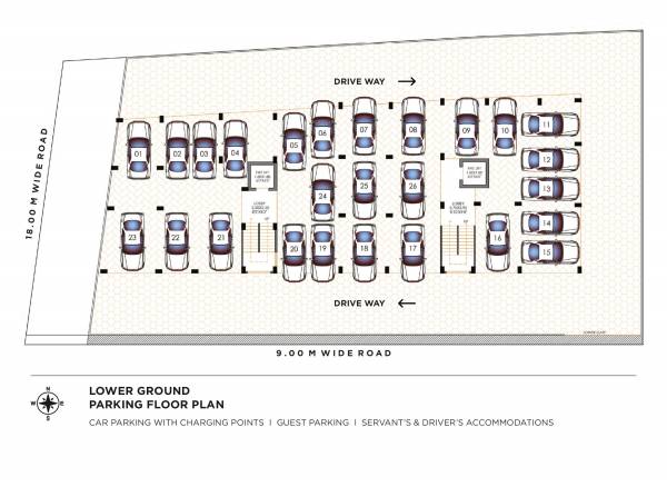  valencia-riverside-apartment Wing A Cluster Plan for ground Floor