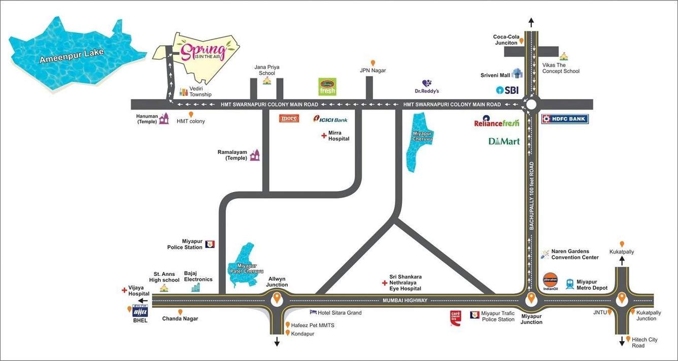  jewel of hyderabad Location Plan