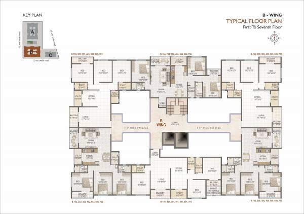  sunshine-glory Wing A Cluster Plan