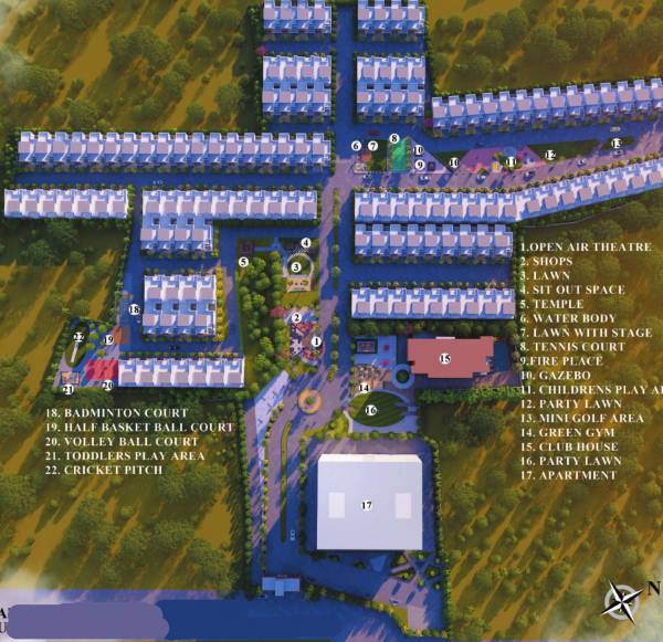 Layout Plan vedanta-vihar-phase-1 Layout Plan