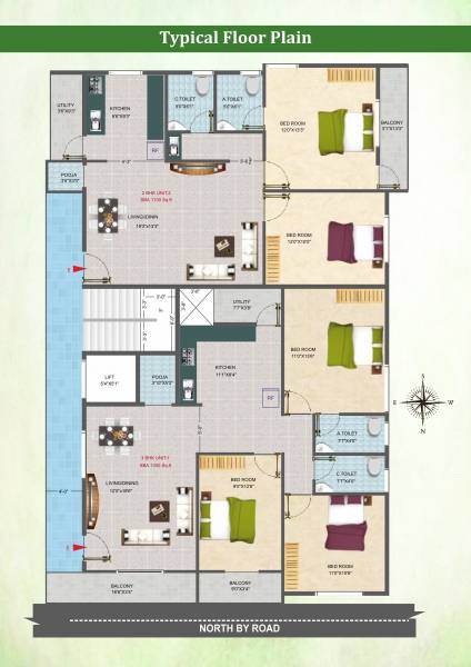  elite Elite Cluster Plan from 1st to 5th Floor