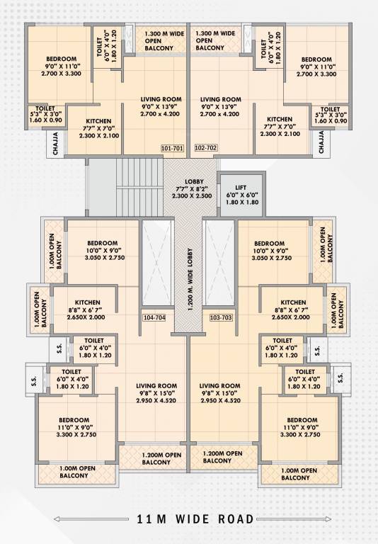  shreeji aura Shreeji Aura Cluster Plan