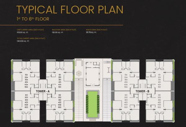 Tower A Cluster Plan manorath-56 Tower A Cluster Plan