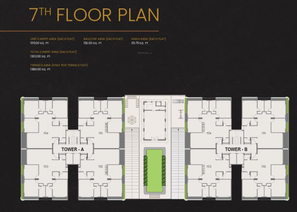 Tower B Cluster Plan manorath-56 Tower B Cluster Plan