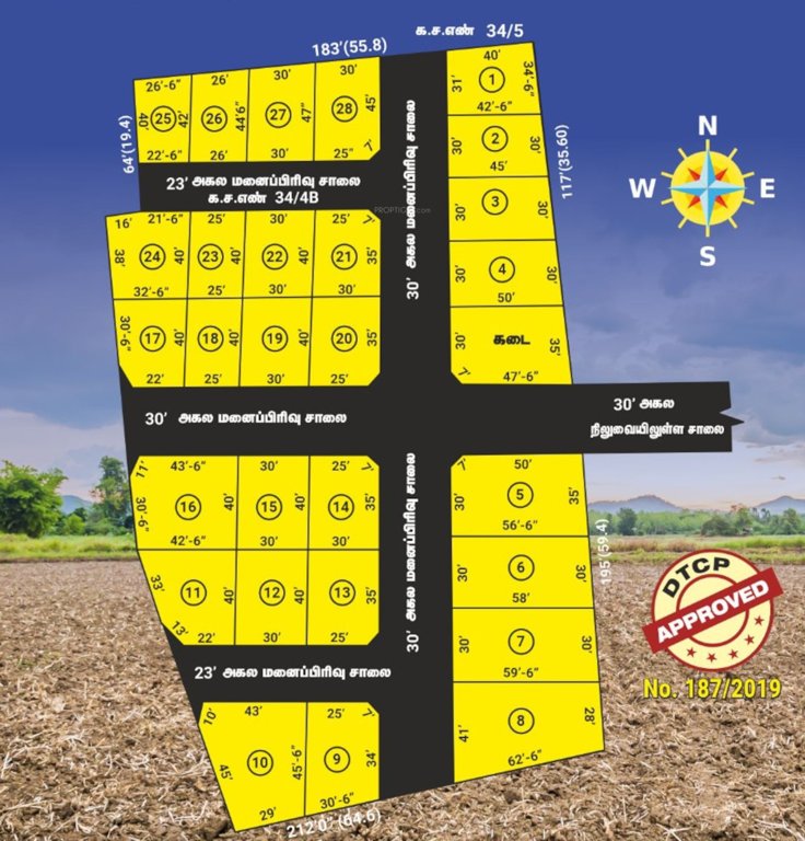  sri valli avenue Layout Plan