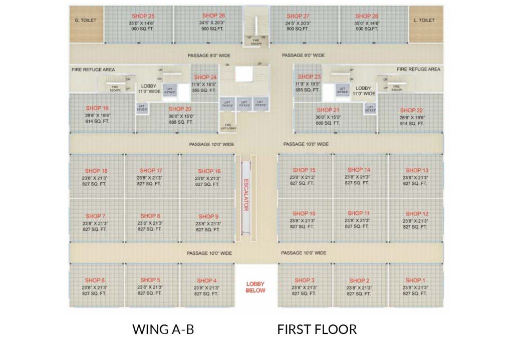  jayanti nagari vii wing a b Wing A Cluster Plan