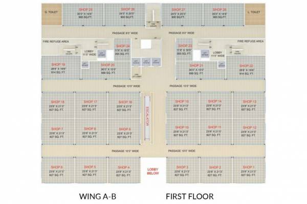 Wing A Cluster Plan jayanti-nagari-vii-wing-a-b Wing A Cluster Plan