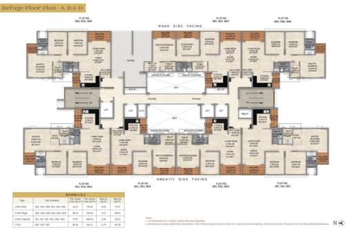 Building A,B And D Cluster Plan for Refugee Floor life-republic-aros-phase-1 Building A,B And D Cluster Plan for Refugee Floor