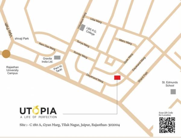  utopia Location Plan