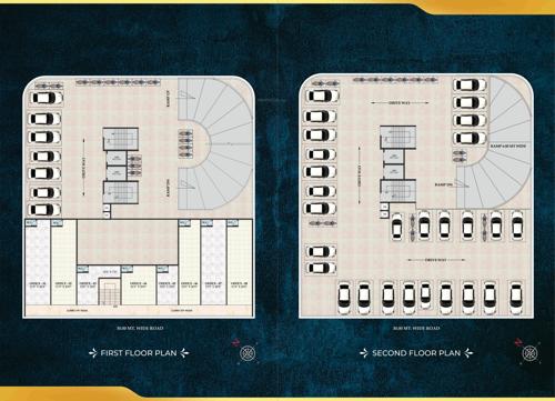  astha-avana Astha Avana Cluster Plan from 1st to 2nd Floor