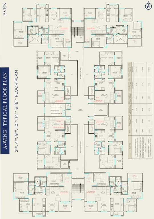  laxmi empire A Even Typical Cluster Plan