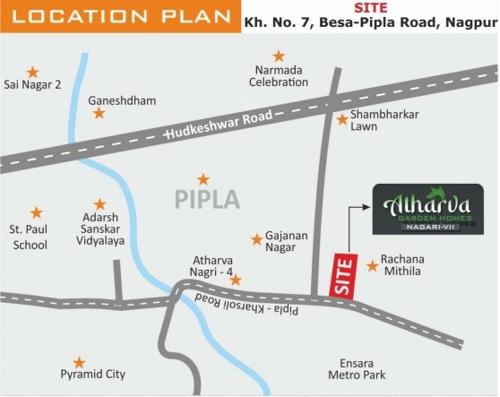  garden-homes-atharva-nagari-vii Location Plan